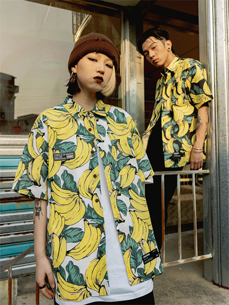 Assom Banana Short Sleeves Shirt - 99스트릿